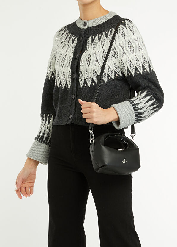 Beymen Club Siyah Kadın Deri Çapraz Çanta - 2