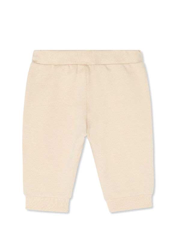 Fendi Açık Kahverengi Logolu Unisex Bebek Pantolon - 2
