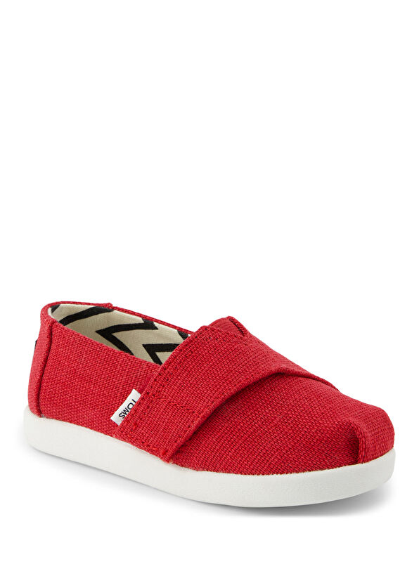 Toms 10022099 Alpargata Classic Heritage Kırmızı Kanvas Kız Çocuk Espadril - 2