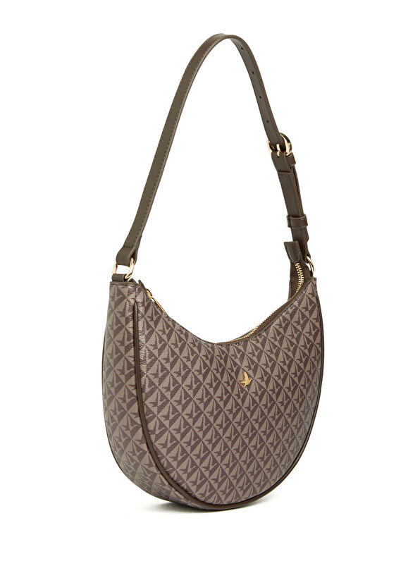 Beymen Club Luna Kahverengi Monogram Kadın Çanta - 2
