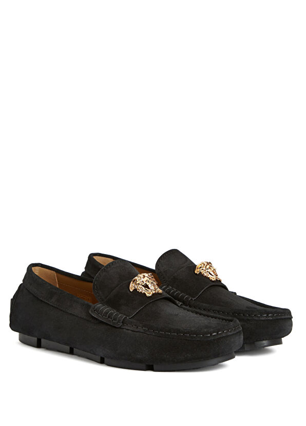 Versace Black Men's Suede Driver - 2