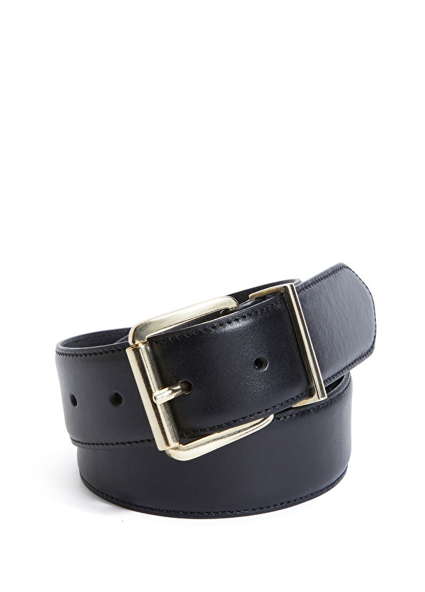 Beymen Club Siyah Kadın Deri Kemer - 1