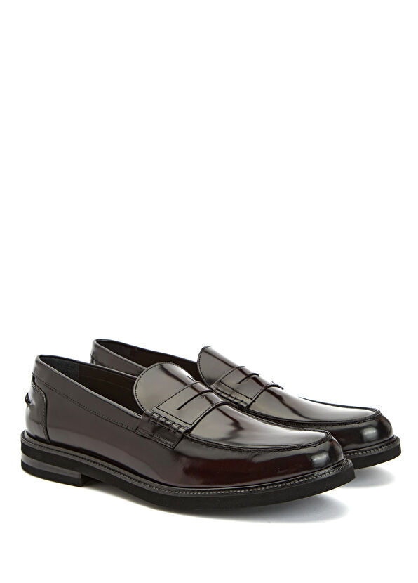 Beymen Club Bordo Erkek Deri Loafer - 2