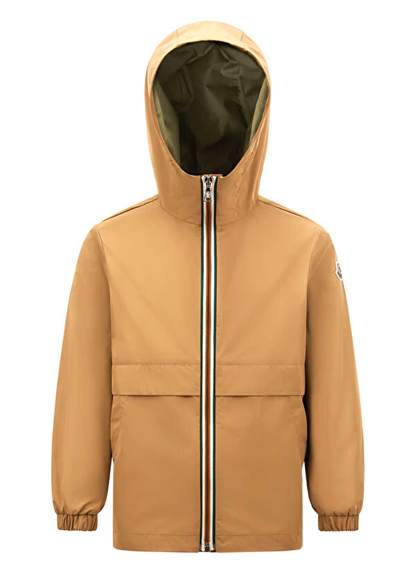 Moncler Bej Kapüşonlu Erkek Çocuk Ceket - 1