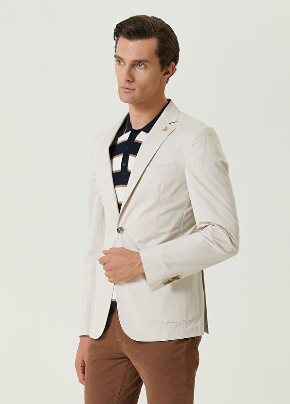 Beymen Club Ecru Poplin Coat - 4