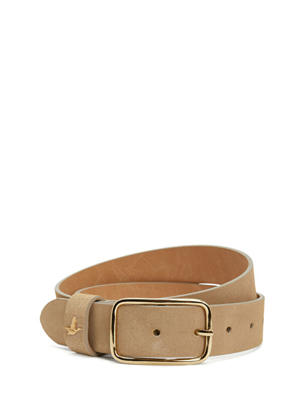 Beymen Club Light Brown Women's Suede Belt - 1
