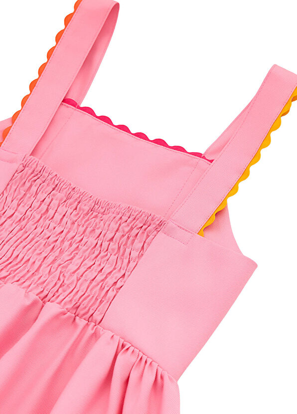 Azalea Pembe Askılı Kız Çocuk Elbise - Görsel 3