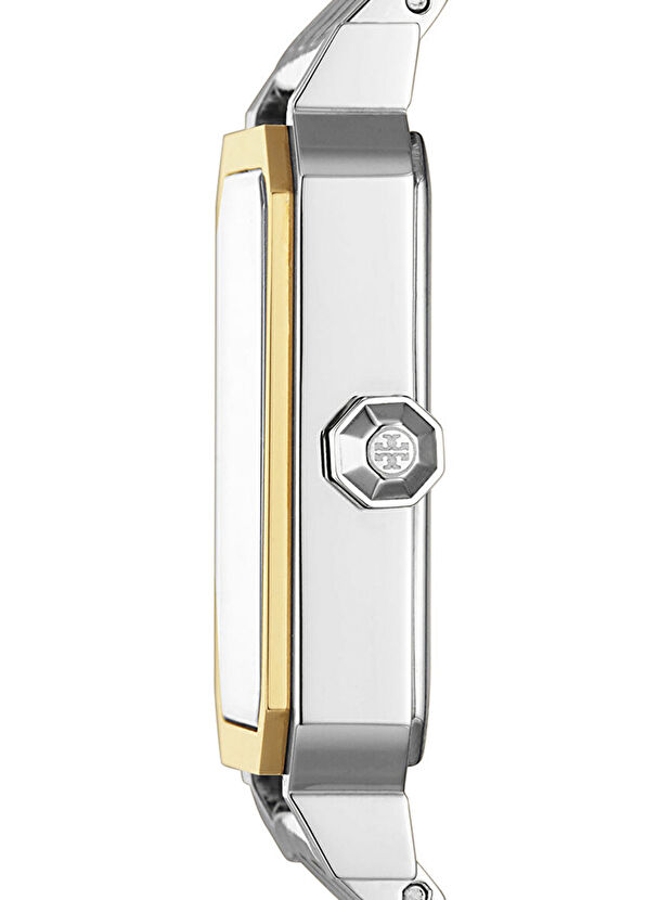 TBW1501 Altın Rengi Metalik Gri Kadın Kol Saati - Görsel 3