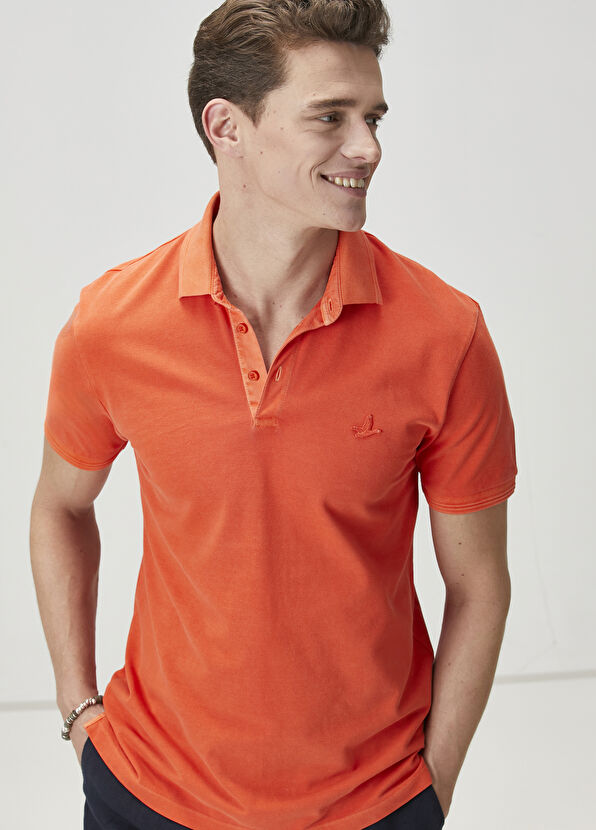 Beymen Club Comfort Fit Nar Çiçeği Polo Yaka T-shirt - 2