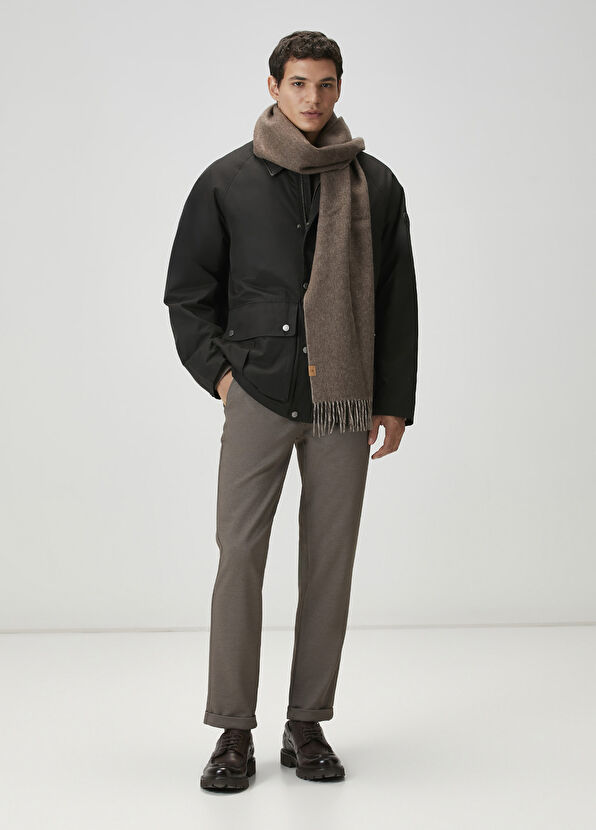 Beymen Club Siyah Yakası Deri Garnili Mont - 3