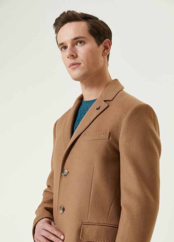 Beymen Club Kamel Yün Kaşe Palto - 2