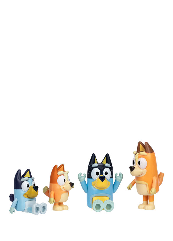 Bluey Bluey and Family 4-Piece Character Figure Toy Set - 2