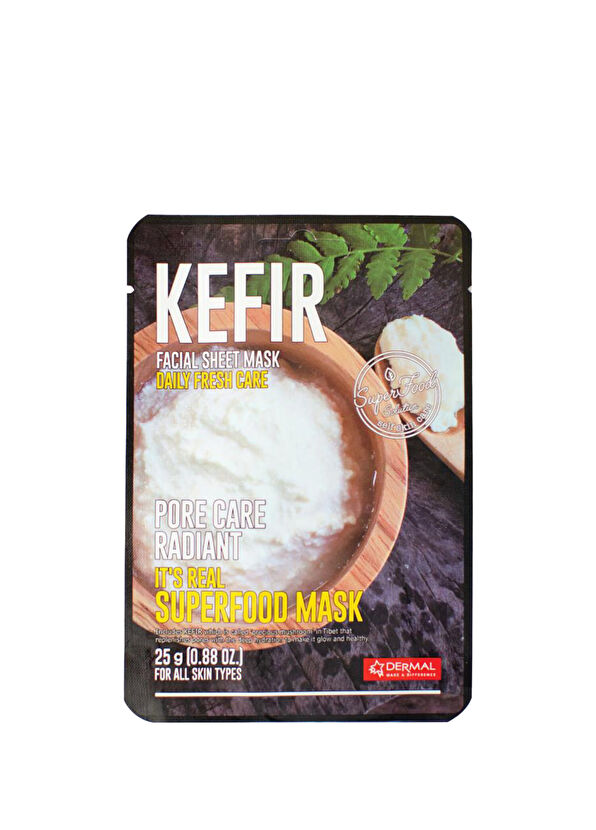 Dermal Kefir Facial Sheet Mask Pore Care and Revitalizing Kefir Face Mask 25 gr - 1