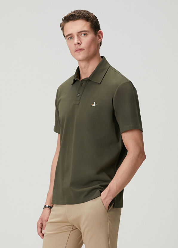 Beymen Club Comfort Fit Haki Polo Yaka T-shirt - 4