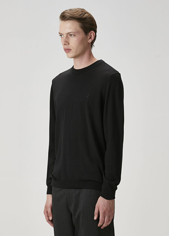 Beymen Club Black Basic Wool Sweater - 4