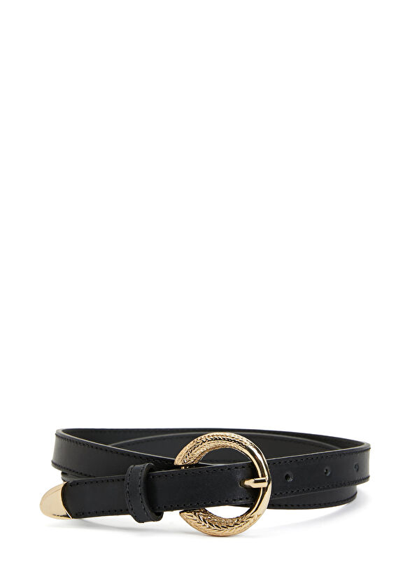 Beymen Club Siyah Kadın Deri Kemer - 1