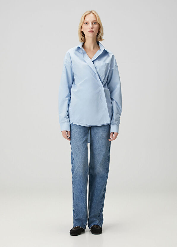 The Frankie Shop Light Blue Shirt - 2