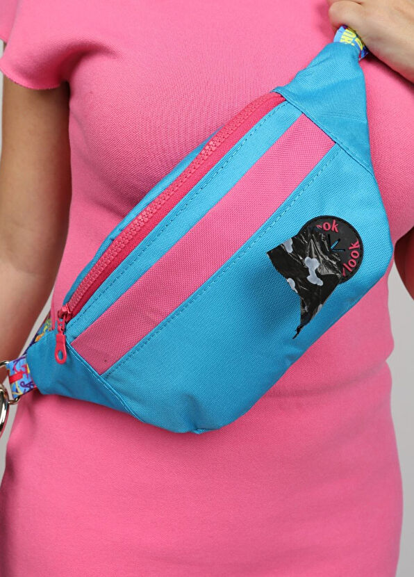 PAWLOOK Handsfree Mavi Çantalı Köpek Gezdirme Kayışı - 4