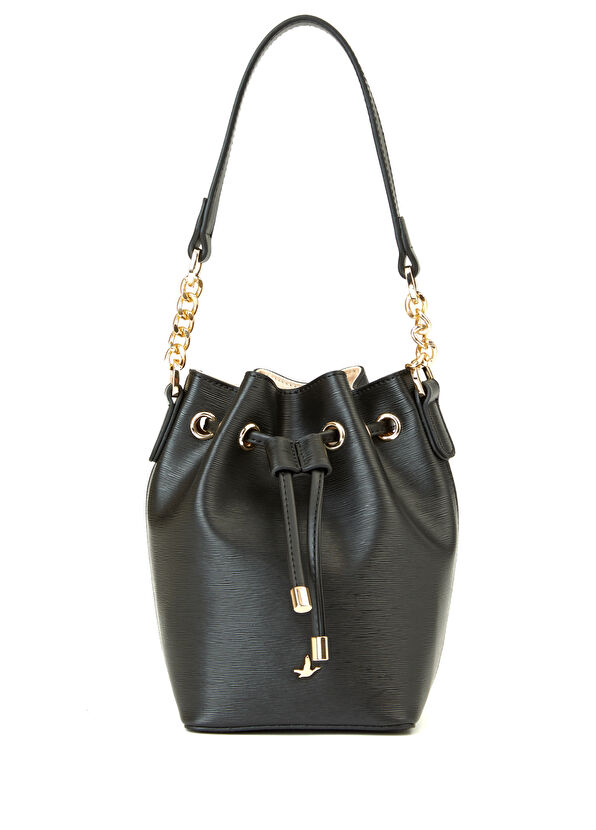 Beymen Club Soho Update Mini Siyah Kadın Büzgülü Çanta - 1