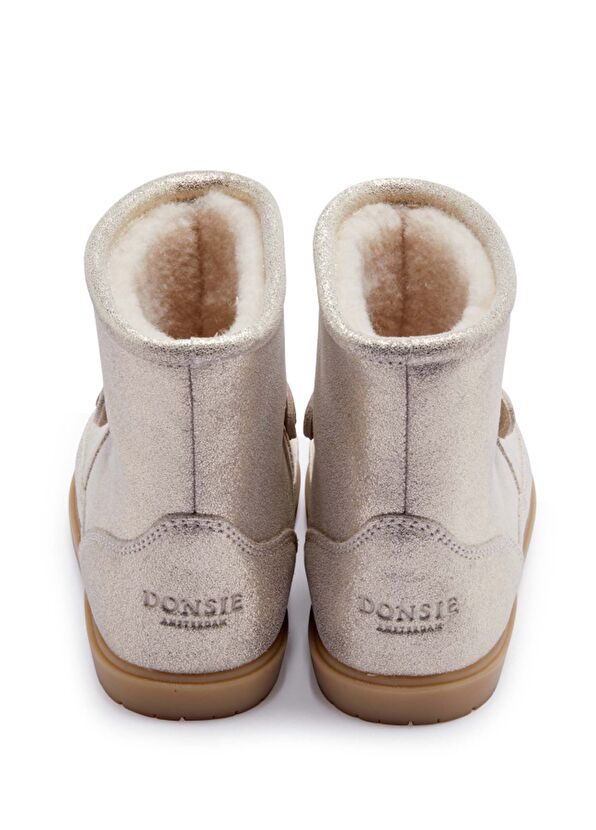 Xelly Silver Unisex Çocuk Deri Bot - Görsel 5