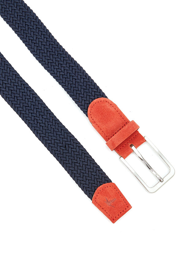 Beymen Club Navy Blue Men's Leather Belt - 2