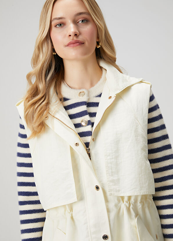 Beymen Club Lacivert Beyaz Çizgili Hırka - 2