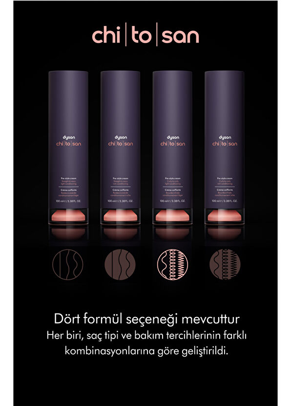 Dyson Chitosan™ Şekillendirme Öncesi Saç Kremi (Kıvırcık/Bukleli ve İnce Telli Saçlar 100 ml) - 4
