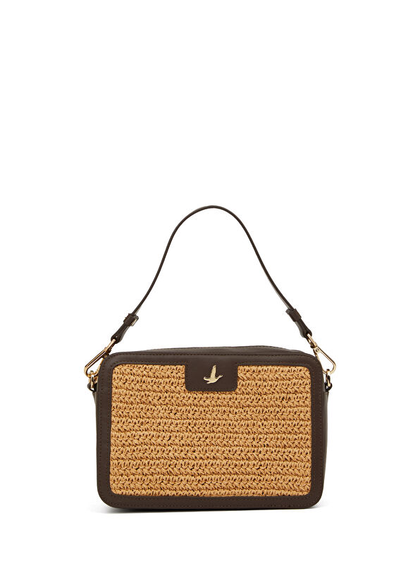 Beymen Club Bej Kadın Hasır Çapraz Çanta - 2