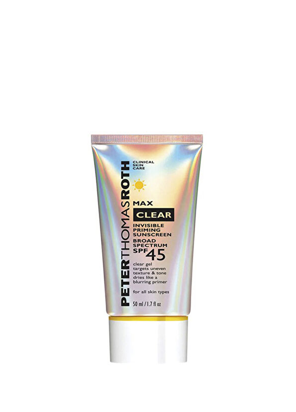 Peter Thomas Roth Max Clear SPF45 Yüksek Koruyuculu Şeffaf Güneş Kremi 50 ml - 1