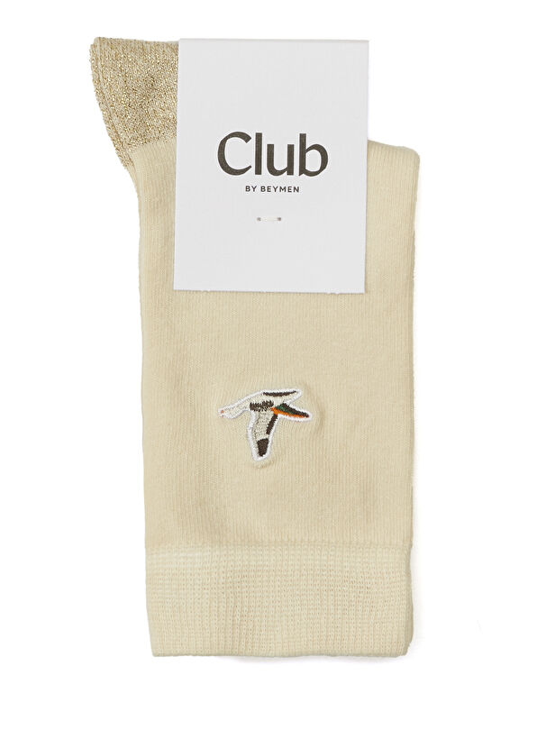 Beymen Club Bone Logo Embroidered Women's Socks - 1