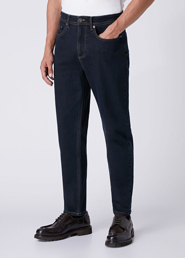 Beymen Club Slim Fit Dark Wash Navy Blue Jeans - 2