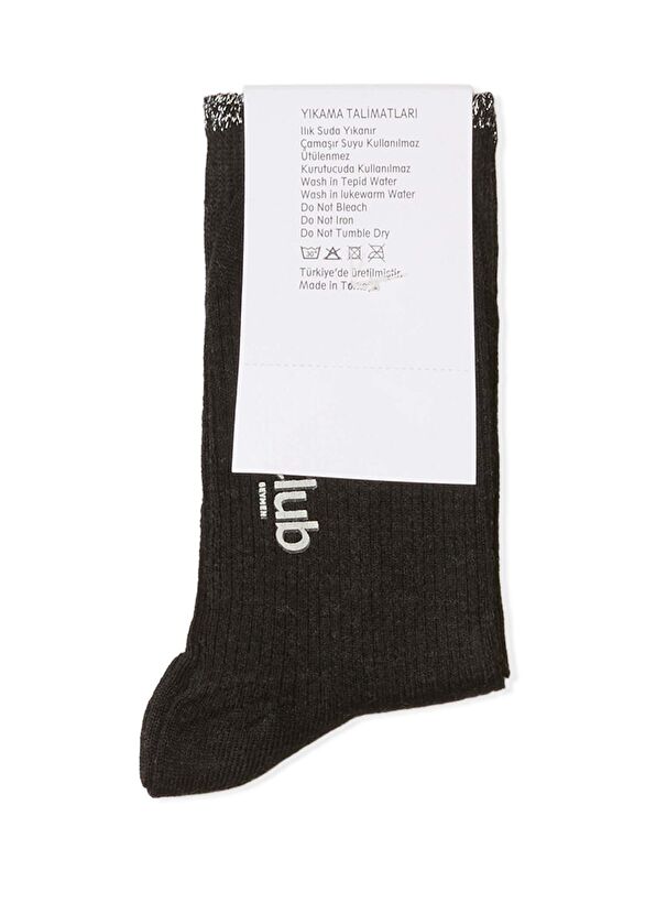 Beymen Club Black Women's Cashmere Blend Socket Socks - 2