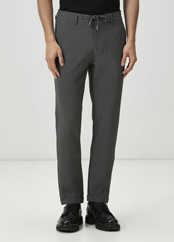 Beymen Club Grey Waist Corded Sport Pants - 2