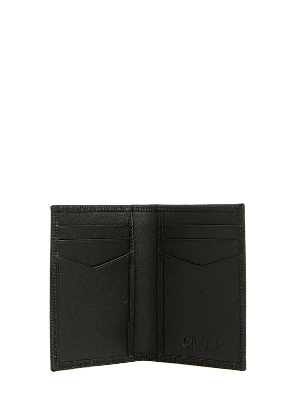 Beymen Club Black Men's Leather Card Holder - 3