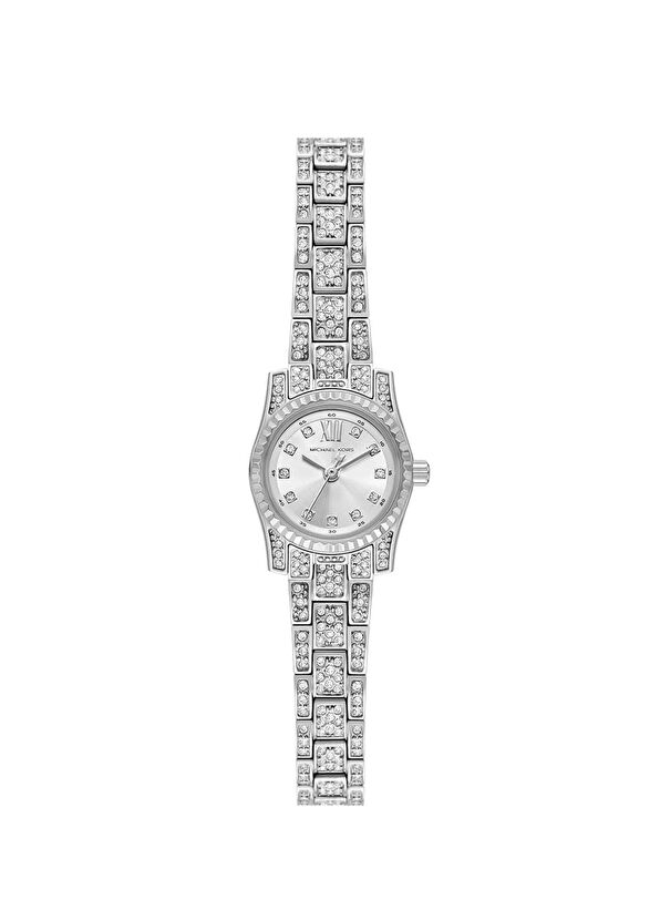 MK4864 Metalik Gri Çelik Kadın Kol Saati - Görsel 2