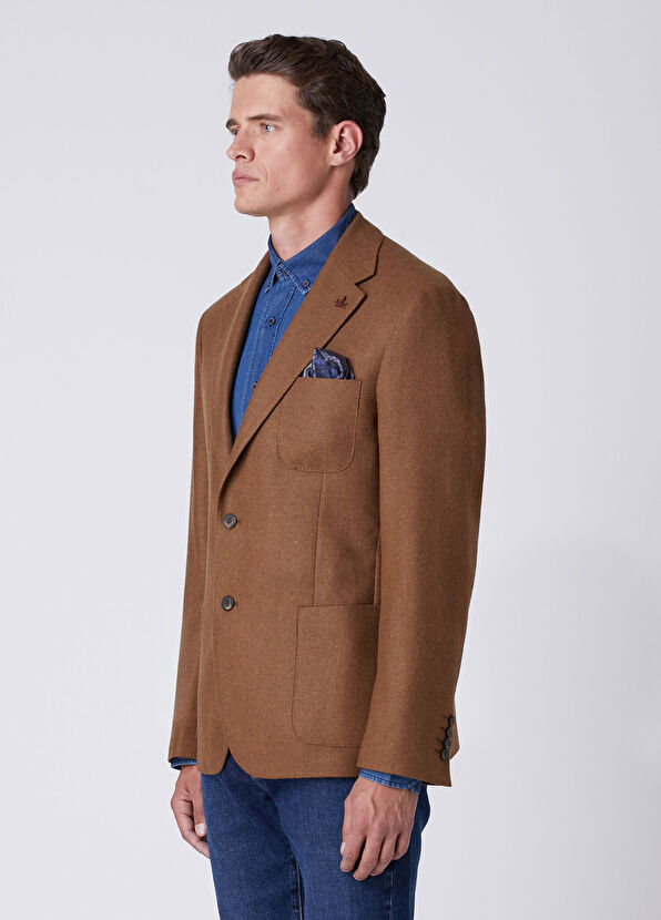 Beymen Club Camel Wool Cachet Jacket - 4