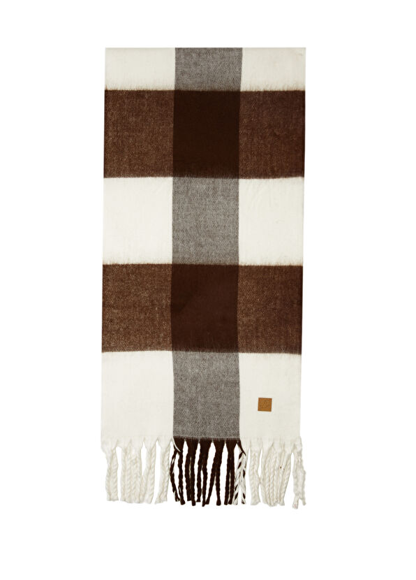 Beymen Club Plaid Patterned Women's Scarf - 2