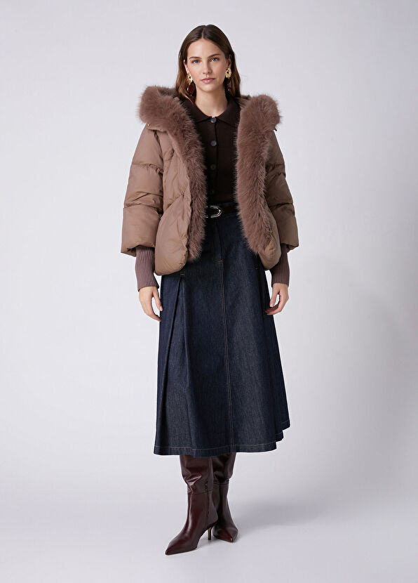 Beymen Club Brown Wool Polo Cardigan - 3