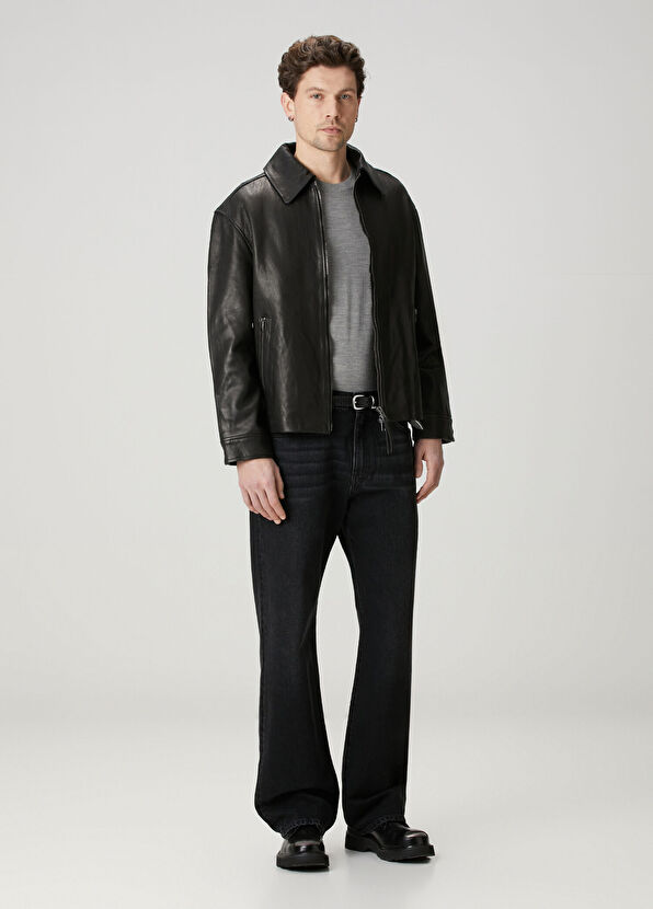 AllSaints Garrison Black Leather Jacket - 2