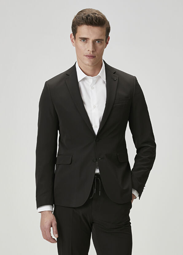 Beymen Club Drop 6 Slim Fit Siyah Takım Elbise - 3