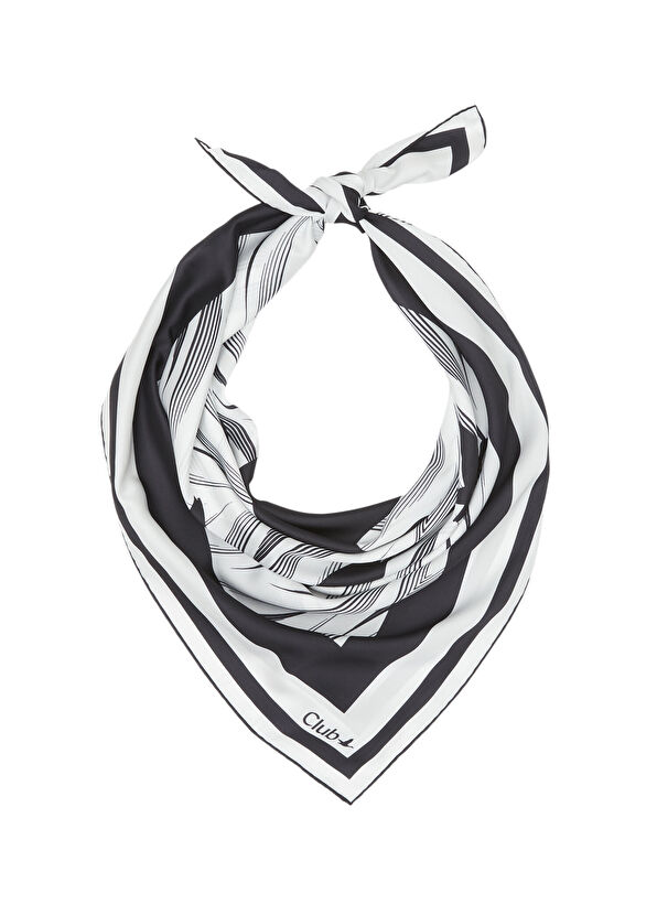Beymen Club Black And White Patterned Scarf - 2
