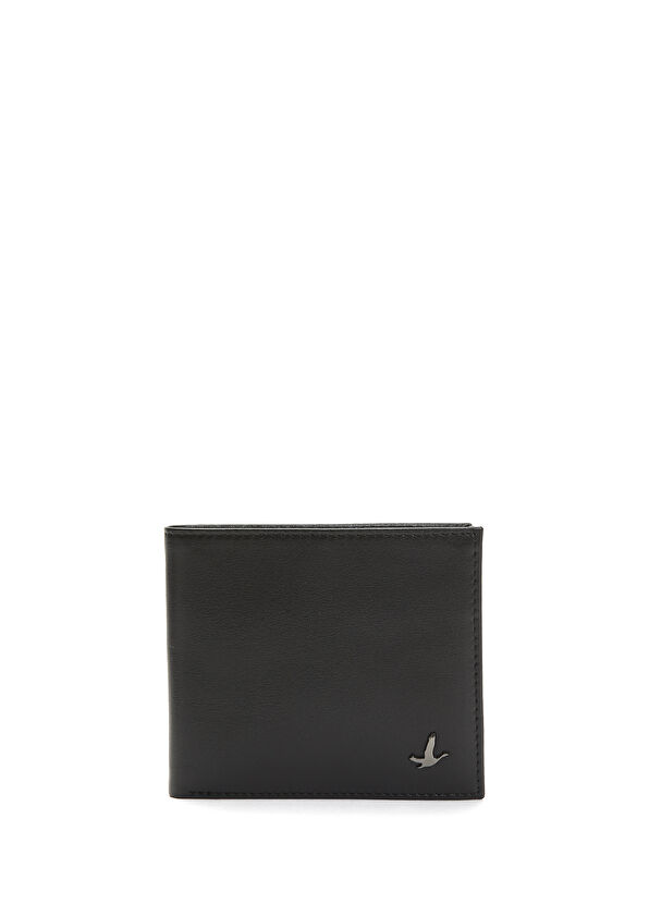 Beymen Club Bicolor Siyah Antrasit Erkek Deri Cüzdan - 1