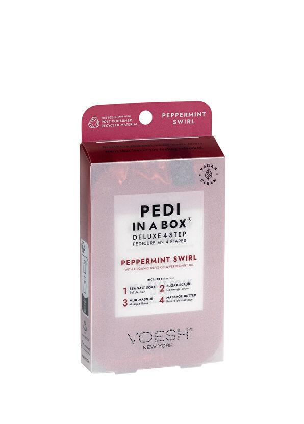 Voesh New York Pedi In A Box Deluxe Mint 4-Step Pedicure Set - 1