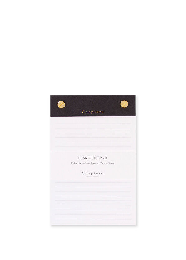 Chapters Small Notepad Black Desktop Note Papers - 1
