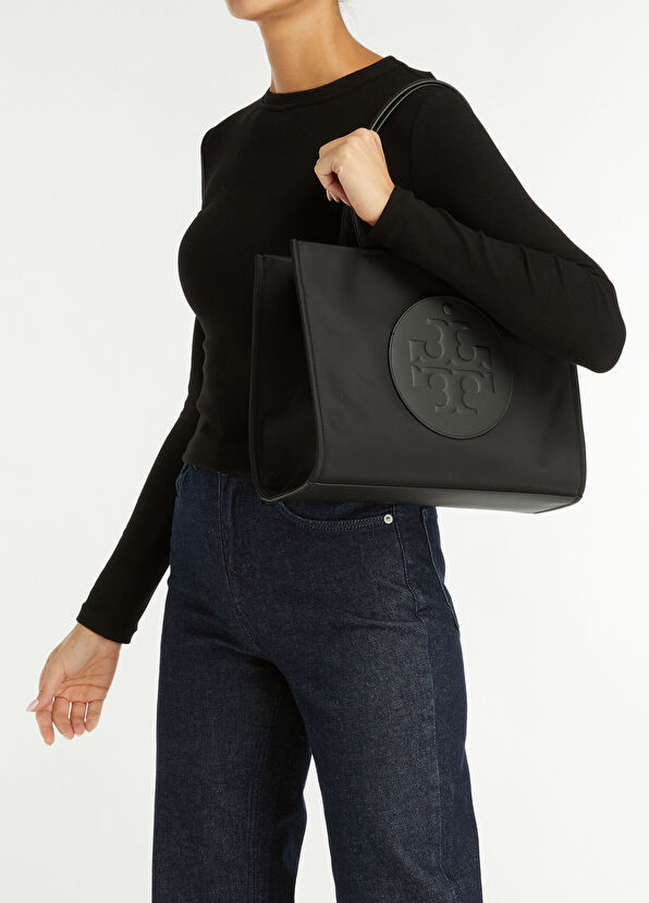 Tory Burch Ella Small Tote Siyah Kadın Alışveriş Çantası - 2