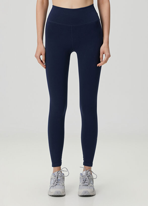 Jerf Aura High Waist 7/8 Modal Navy Blue Leggings - 2