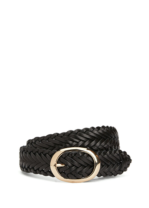 Beymen Club Black Women's Leather Belt - 1