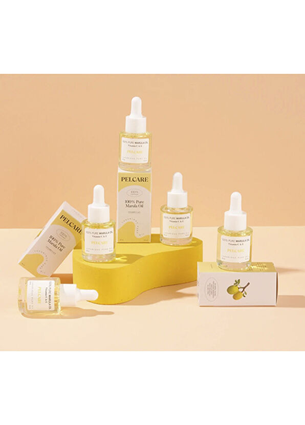 Pelcare 100% Pure Marula Oil Yüksek C Vitamini İçeren Saf Botanik Nemlendirici Cilt Bakım Yağı 20 ml - 2