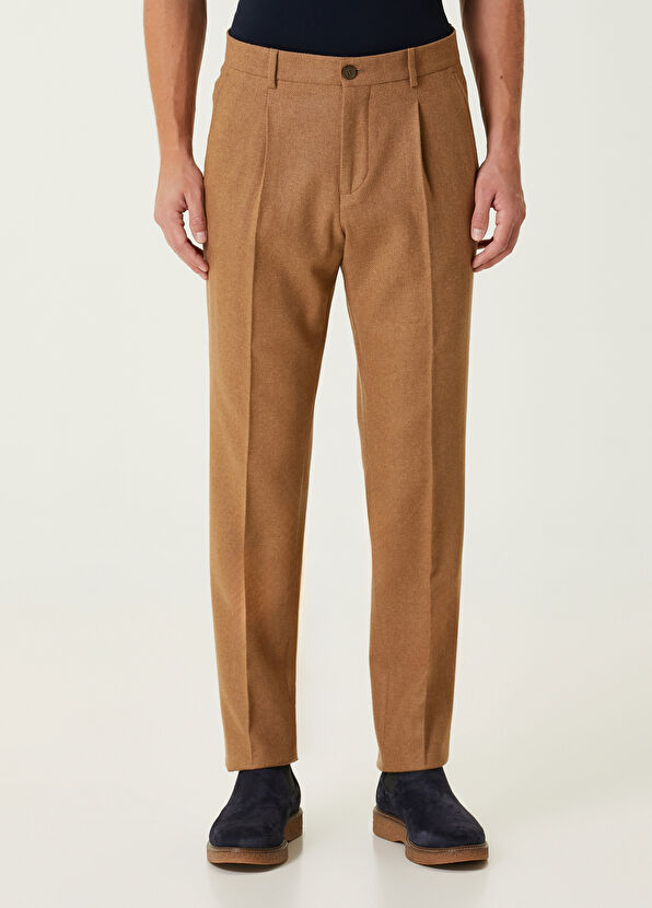 Beymen Club Dark Beige Wool Cachet Pants - 2