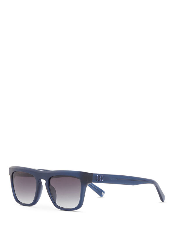 Hermossa HM 1673 C4 Dikdörtgen Mavi Erkek Güneş Gözlüğü - 1